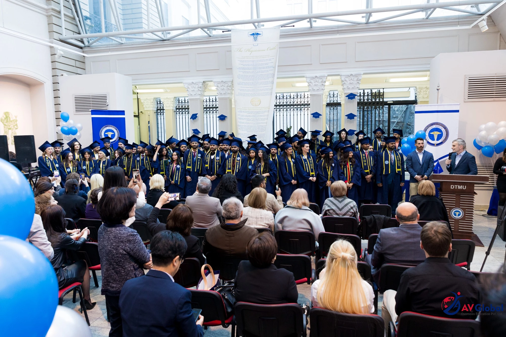 David Tvildiani Medical University graduation ceremony 2025